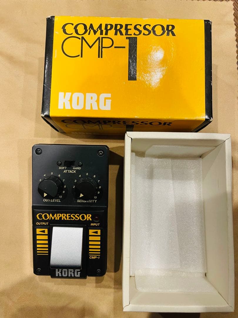 オリジナル美品 KORG CMP-1 コンプレッサーペダル【箱、取説あり】 Yahoo!オークション -「korg cmp」の落札相場・落札価格