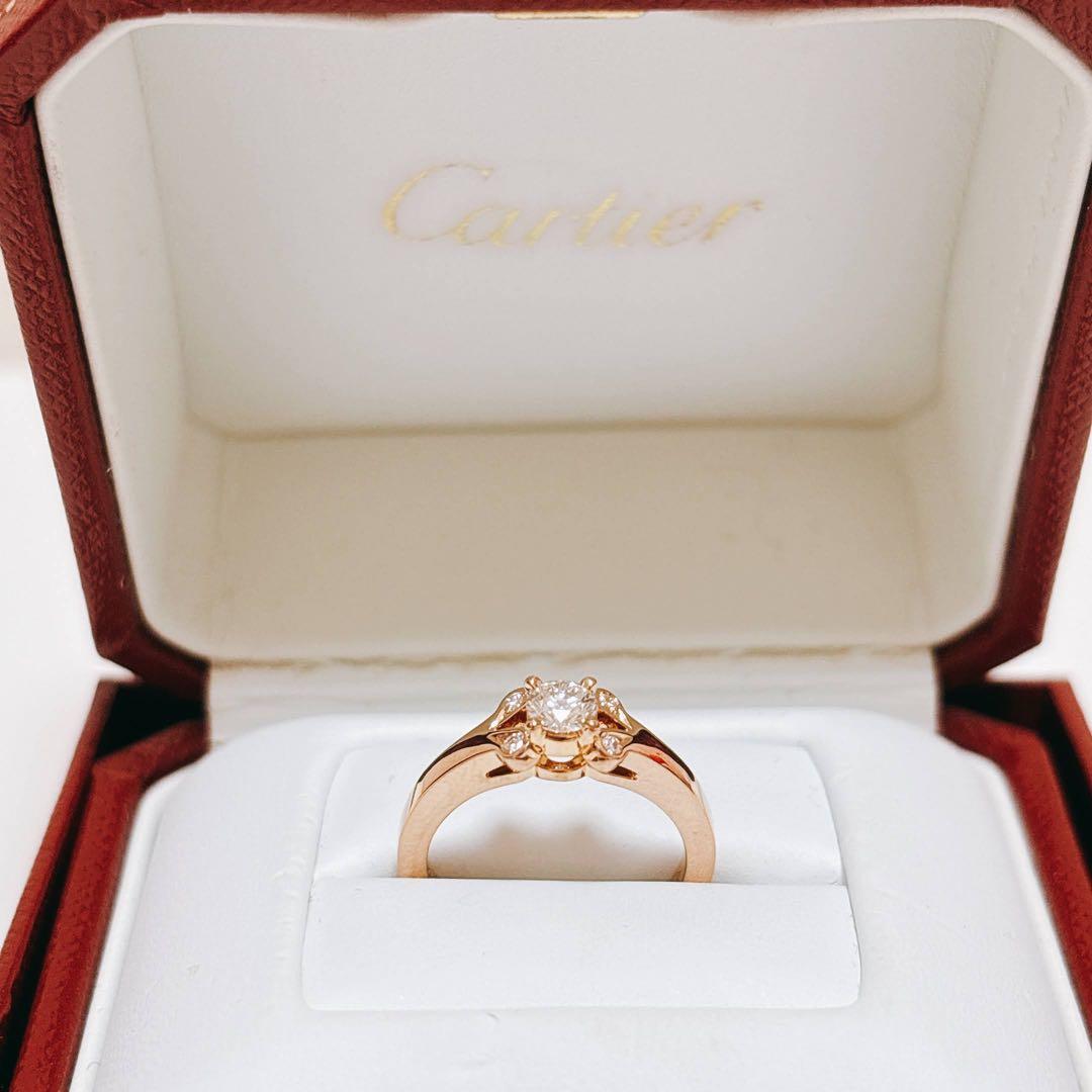 【正規品】Cartier バレリーナリング 7号 0.24ct ピンクゴールド