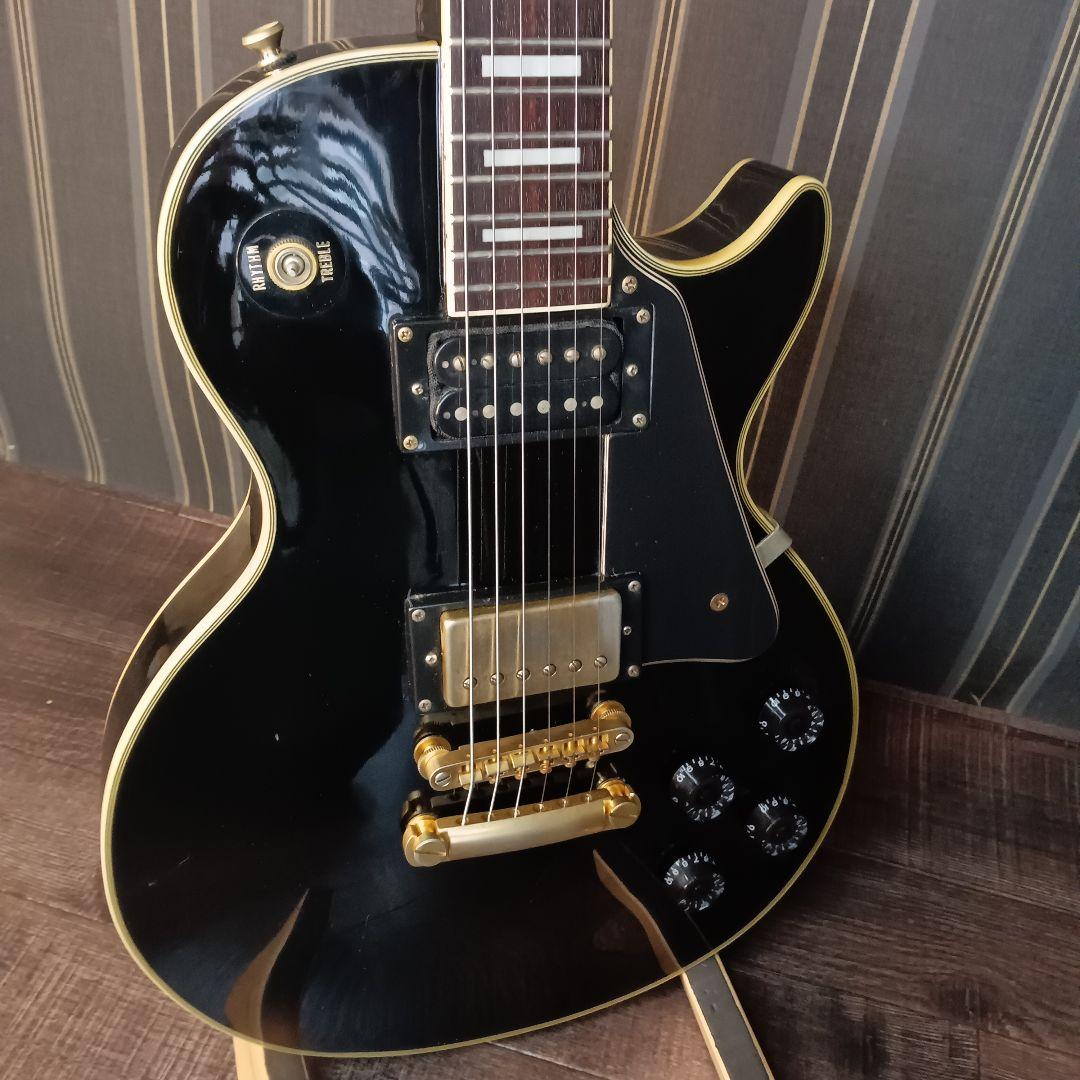 希少 初期ロゴ Busker's バスカーズ レスポールカスタム エレキギター