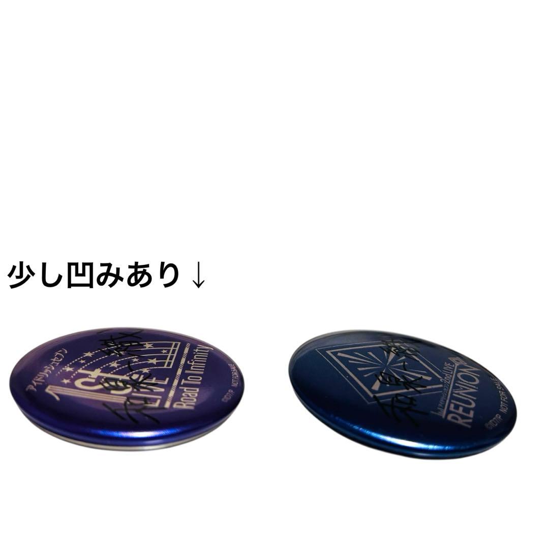 アイナナ サイン 缶バッジ 七瀬陸 和泉一織 REUNION RTI ナナライ