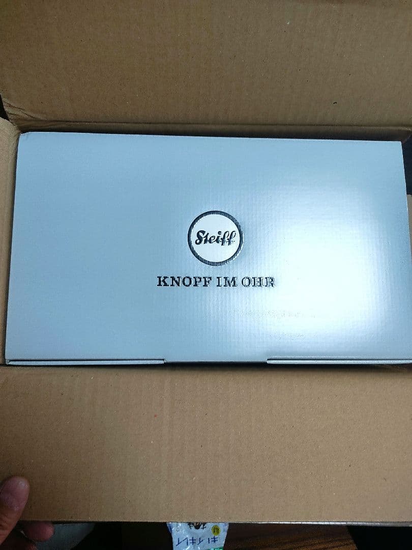 c*0様 シュタイフ ローズテディベア花瓶付き 世界限定575体