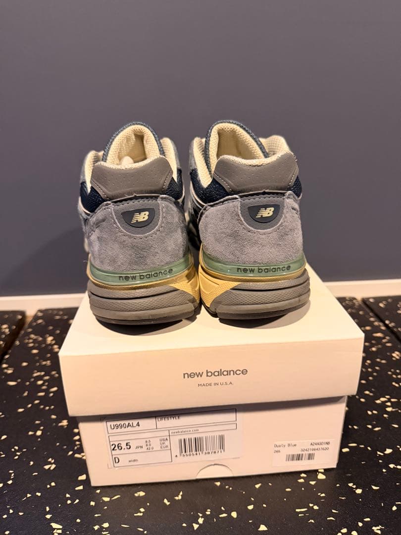 靴 AURALEE New Balance 990v4 26.5cm