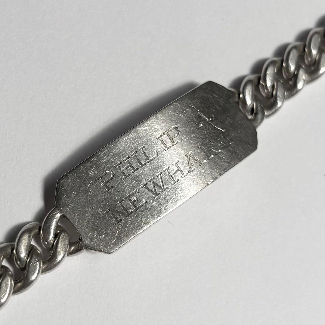 1940s U.S ARMY ミリタリー ID ブレスレット シルバー925 - メルカリ