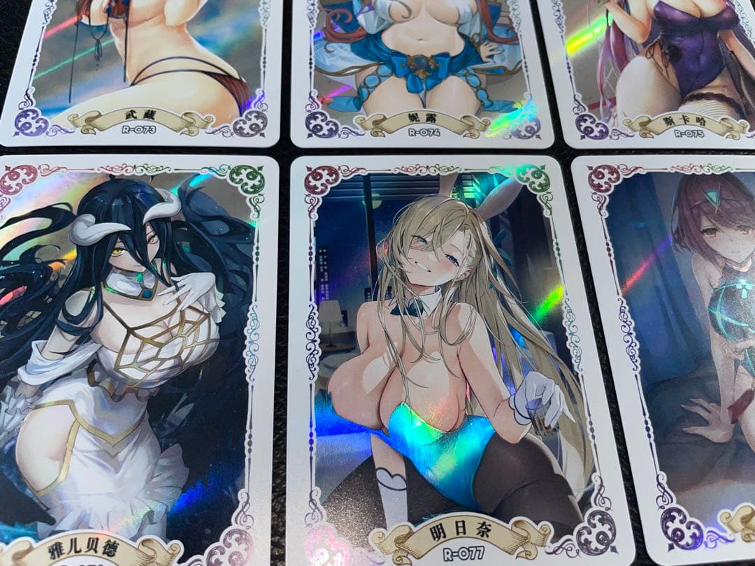 ⑤18枚　女性キャラのキラカード