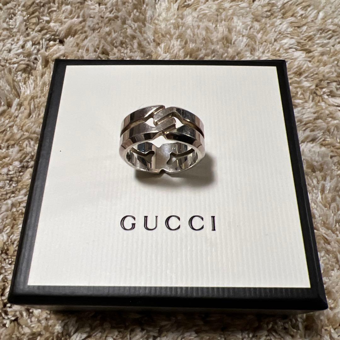 GUCCI シルバー リンクデザインリング　21号 リング 21号 グッチ 指輪」の人気商品一覧 | 安い商品を通販サイトから