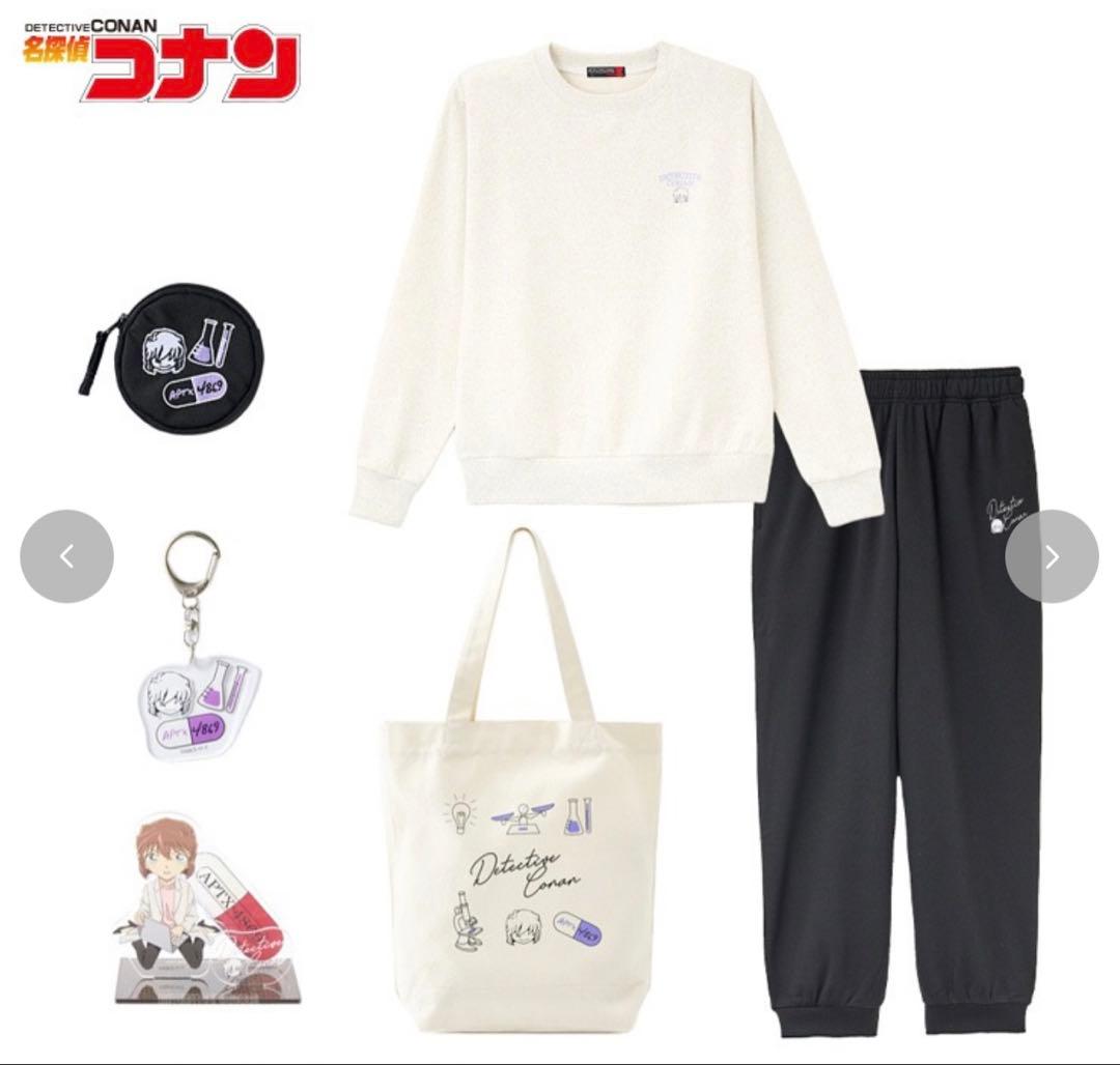 【新品未開封】しまむら限定　名探偵コナン 灰原６点セット　メンズ　Ｍサイズ