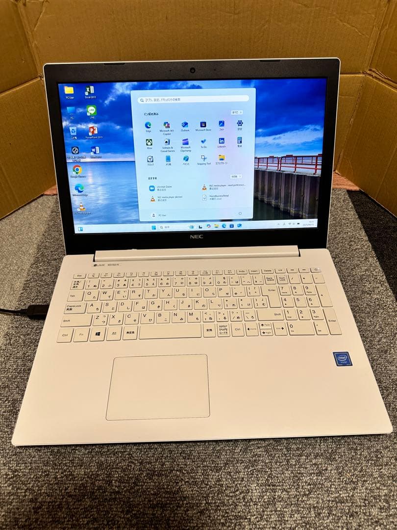 すぐ使用可能： NEC PC-NS150KAW Win11 SSD Office 中古良品ノートパソコン NEC NS150/G Windows11+office Celeron/新品