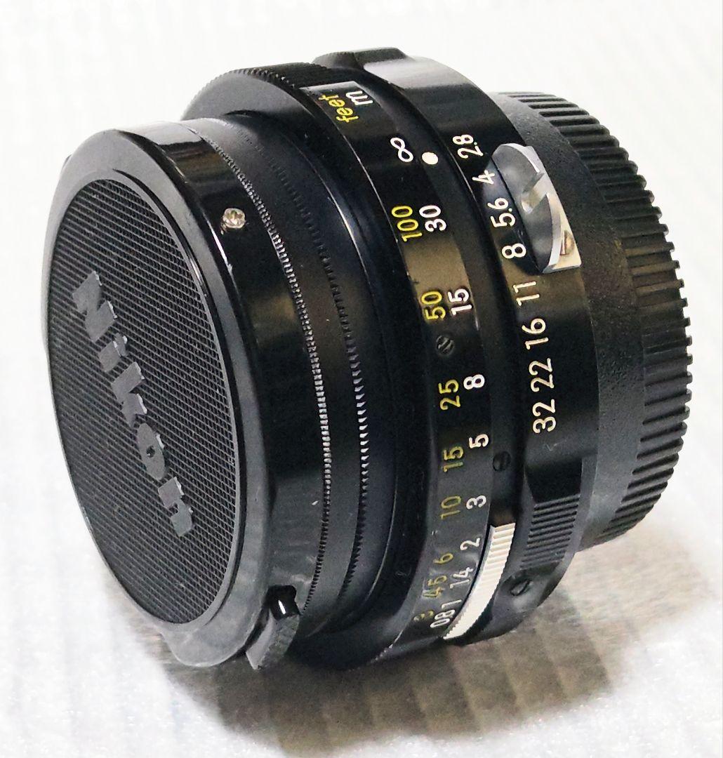 ニコン GN Auto NIKKOR 45mm F2.8 レアフード付 GN Auto Nikkor 45mm f2.8 (F) – FLASHBACK CAMERA
