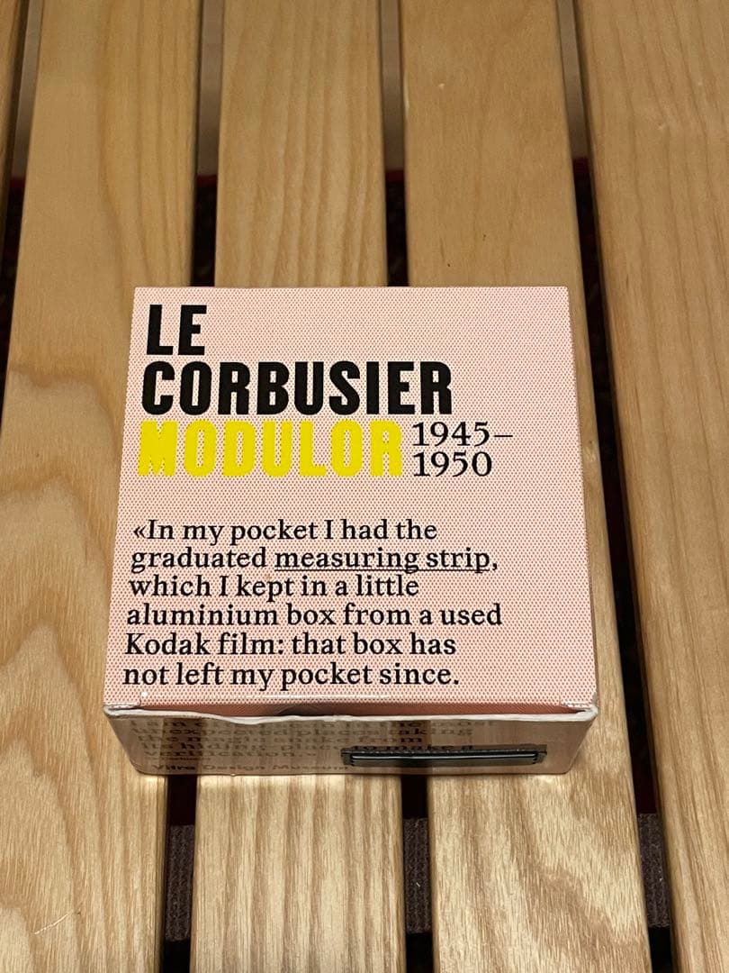 ル・コルビュジェ MODULOR RULE モジュロール メジャー 巻尺 Le Corbusier: Le Modulor *Japanese editionモデュロール(黄金尺