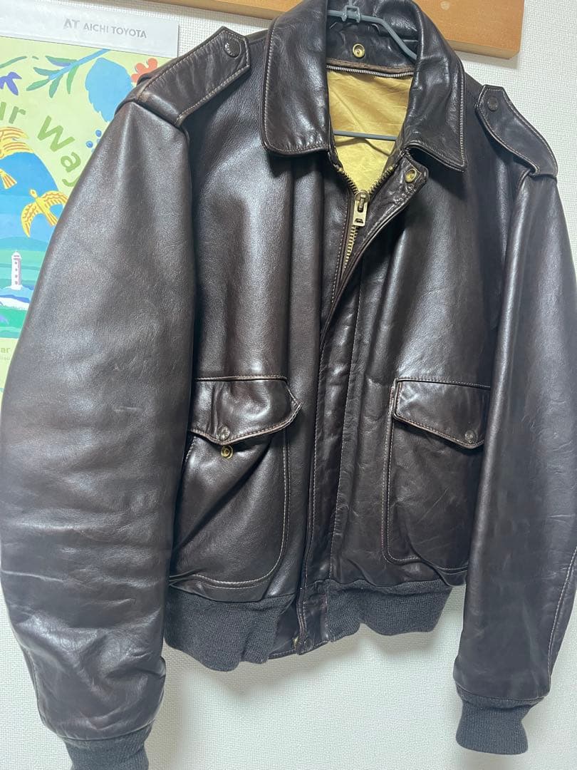 d*9様 SCHOTT ダークブラウン レザーアウター 買う