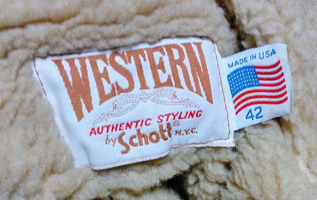 ✨✰schott✰ボアスエードジャケット《42インチ》USED美品✨