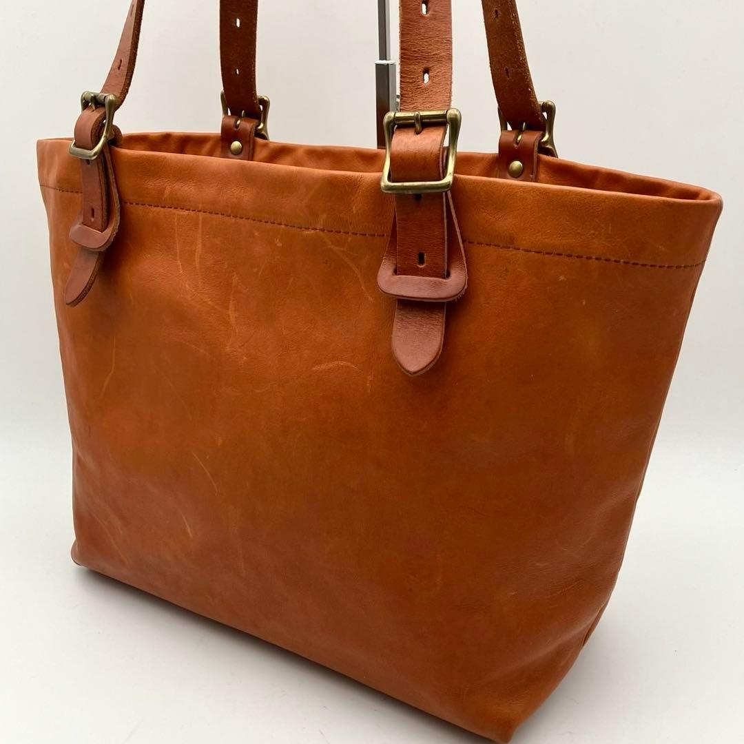 SLOW スロウ　トートバッグ　ビジネス　レザー　本革　肩掛け　大容量　ブラウン SLOW（スロウ） 最大44%☆2/27〜 トートバッグ メンズ レディース B4