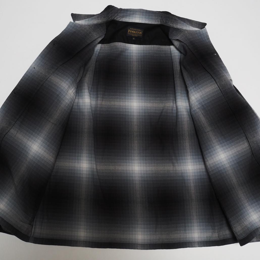 美品 PENDLETON 23AW オンブレ オープンカラーボードシャツ 好配色