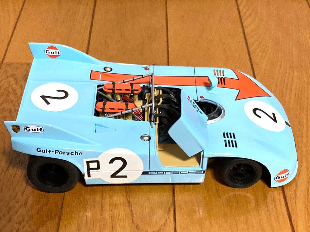Gulf-Porsche 908/03 1971年Gulfカラー#2ミニカー