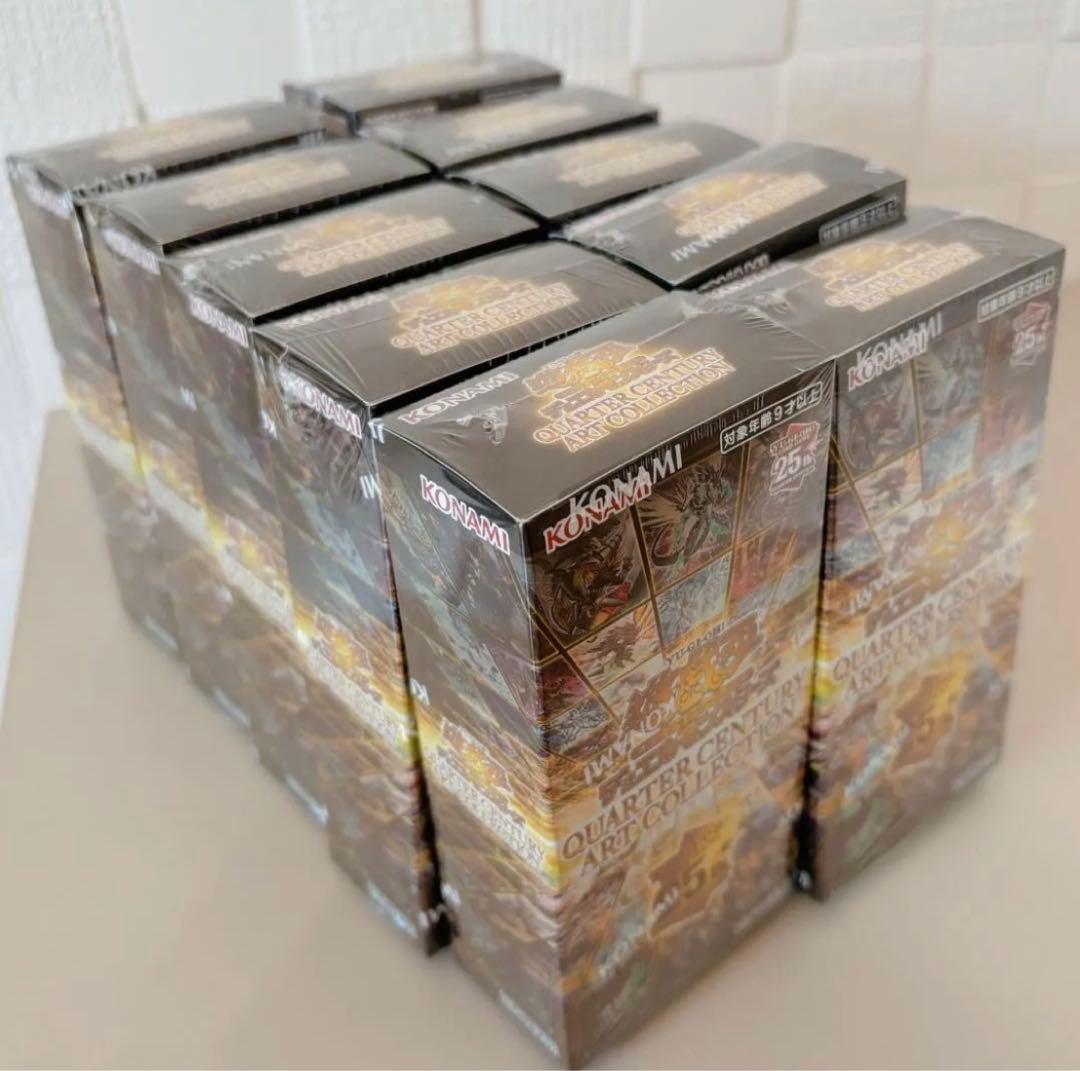 遊戯王　クォーターセンチュリーアートコレクション　シュリンク付き　未開封　10箱