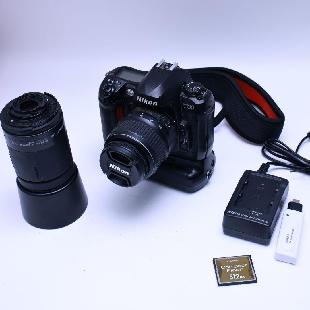 スマホ転送可 Nikon D100 一眼レフデジタルカメラ 電池レンズ2本等付 Amazon | Nikon ニコン D100 | Nikon | デジタル一眼レフ