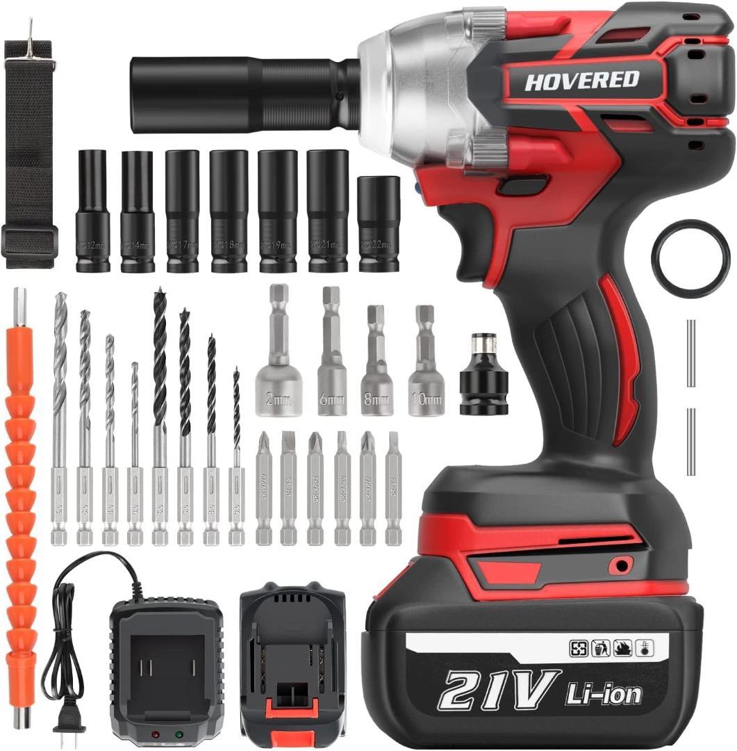 電動インパクトレンチ ブラシレスモーター搭載 自動停止機能 無段変速 楽天市場】【楽天1位受賞】インパクト インパクトレンチ 電動 タイヤ