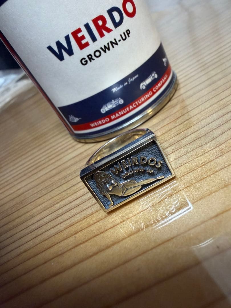 WEIRDO SEXY PLAQUE - RING17号 WEIRDO JEWELRY/ウィアードジュエリー】「SEXY Plaque Ring/セクシー