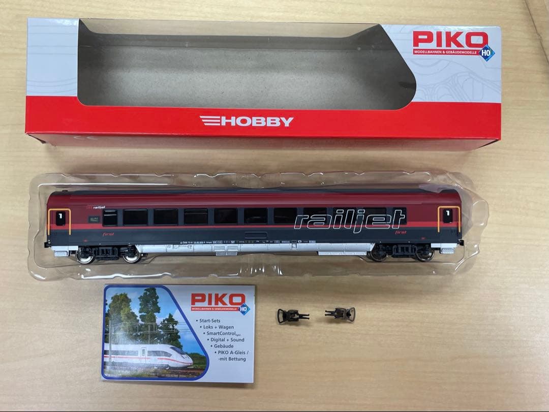 PIKO製 railjet スターターセット + 増結2両 HOゲージの通販はau PAY