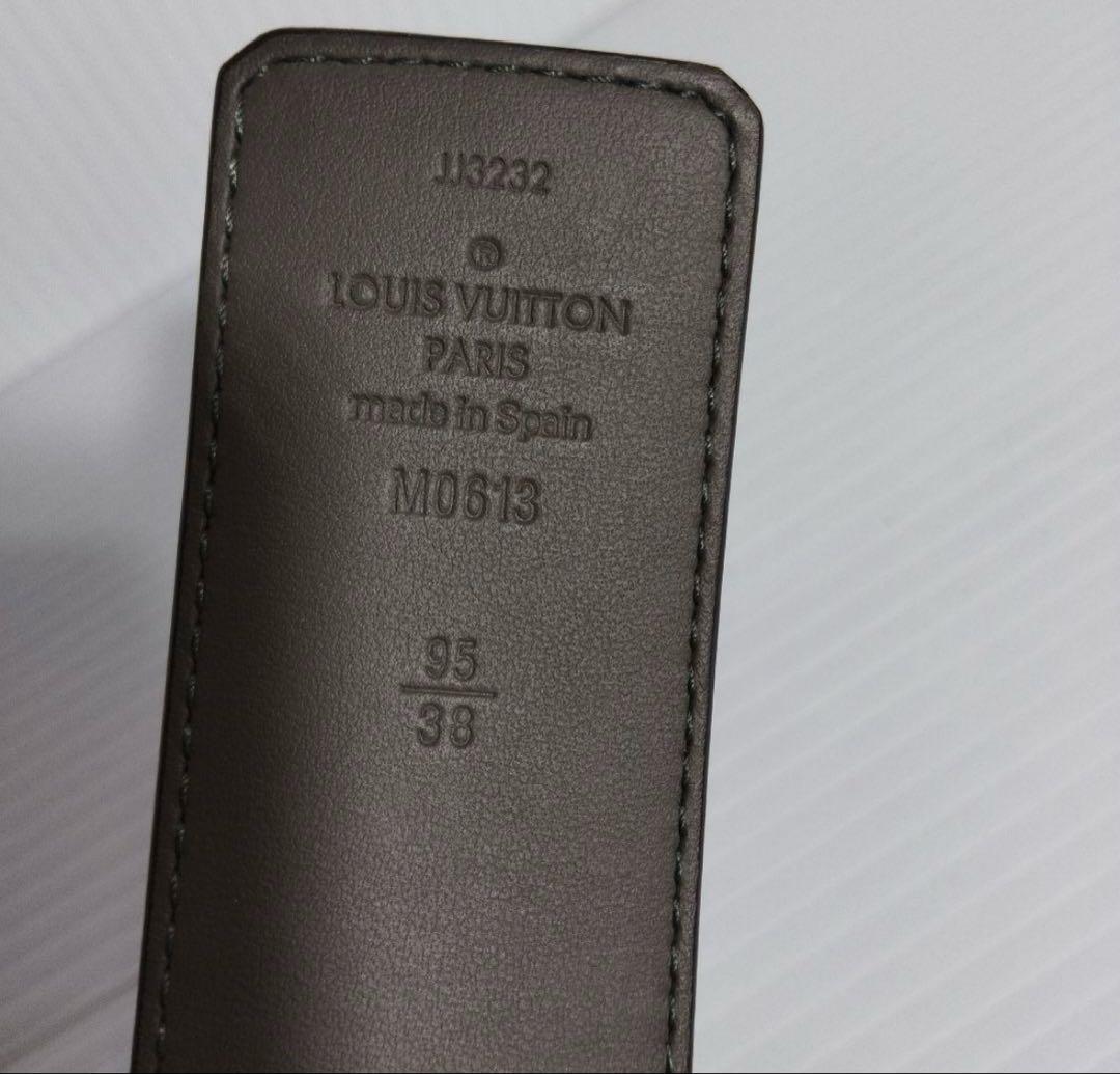 Louis Vuitton 【M0613】【95/38】【JJ3232】ベルト - メルカリ