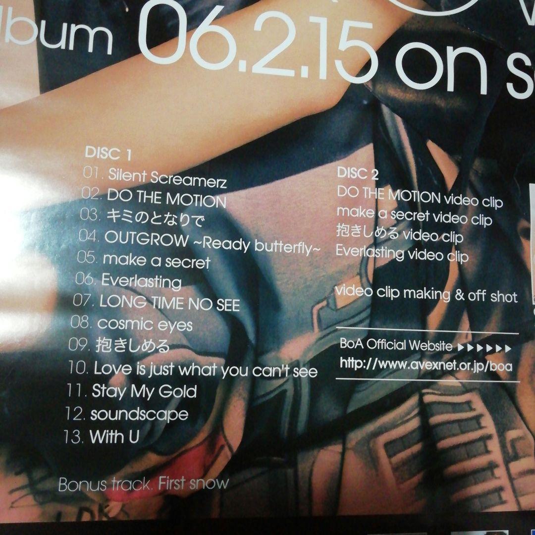 BOA　ポスター　2006年アルバム発売告知　当時品