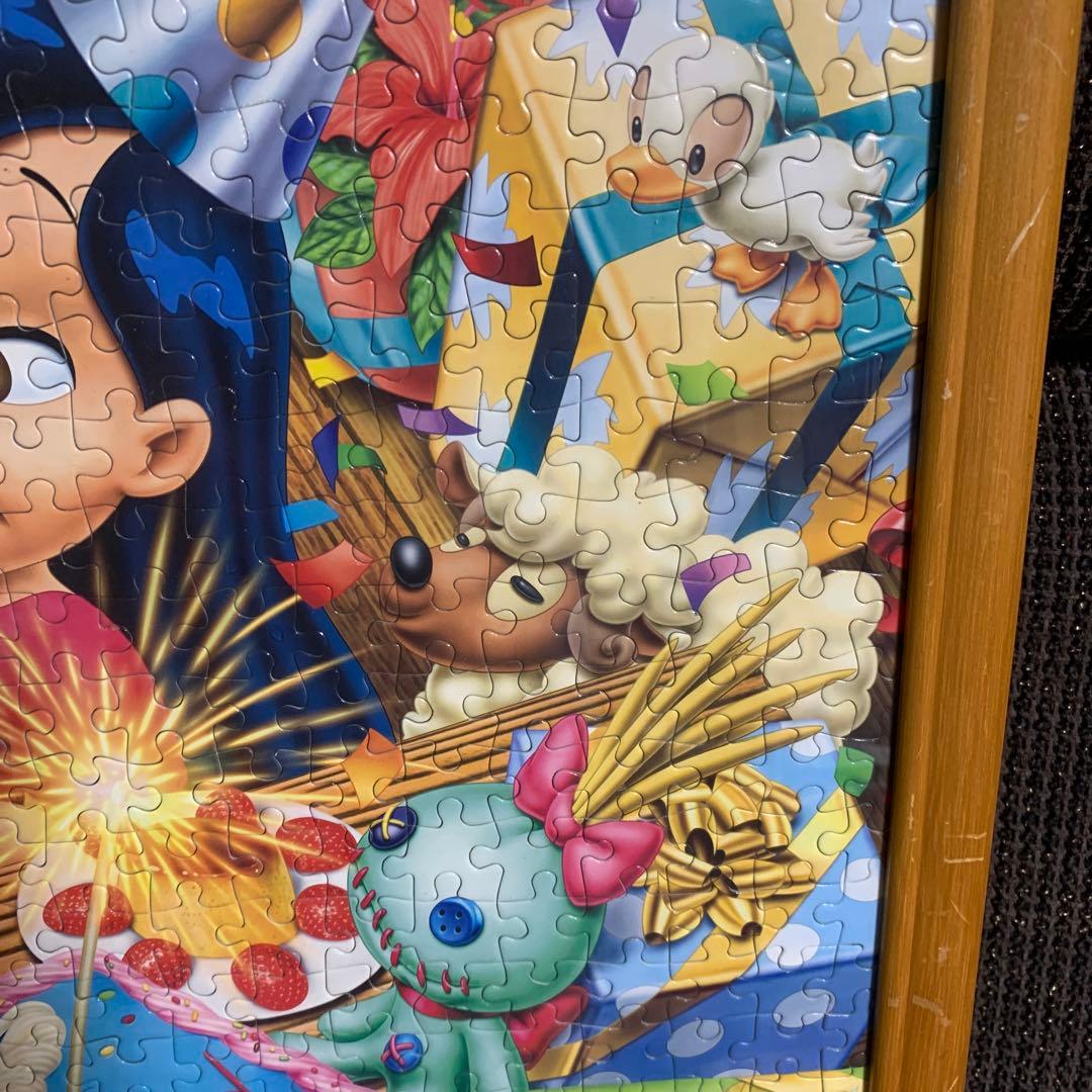 希少 レア リロ＆スティッチ ジグソーパズル 完成品 ディズニー 1000