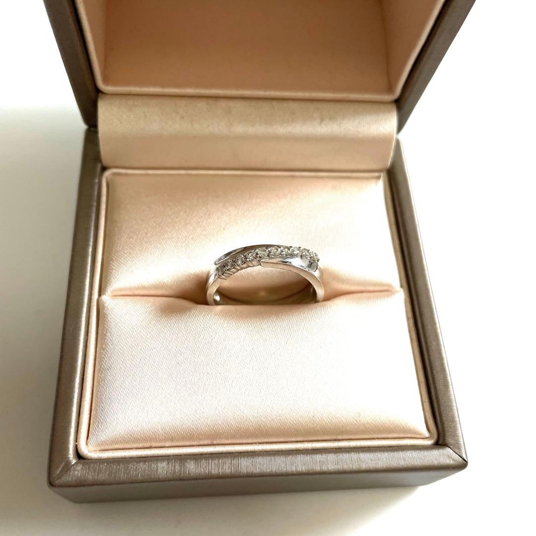 K18 正規品 指輪 ダイヤモンド リング 刻印あり 0.18ct