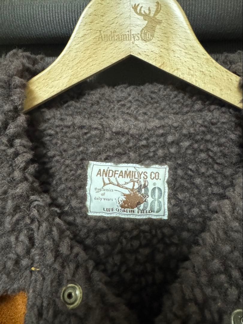 木村拓哉ANDFAMILYS スウェードランチジャケット 38 サドルスエード