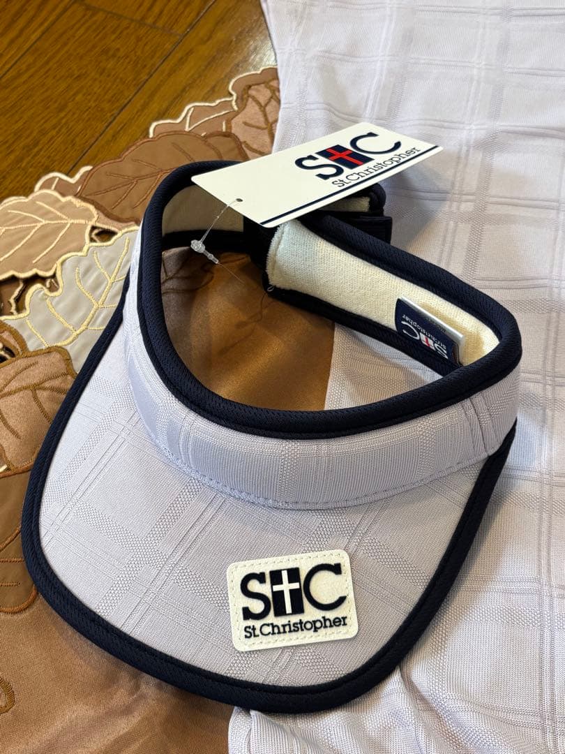 セントクリストファー テニスウェアゲームドレス&サンバイザーセットM