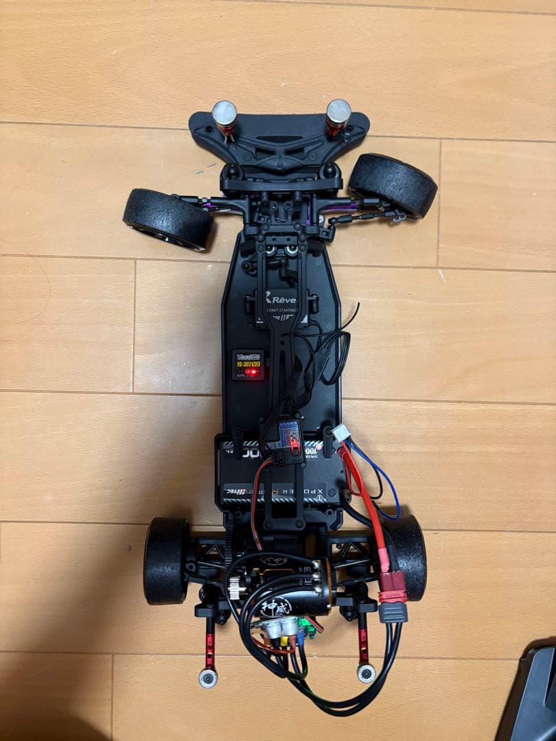 だ*ぶ様 ヨコモシャーシRD-2.0 、メカ、プロポ、おまけでスープラボディ付き