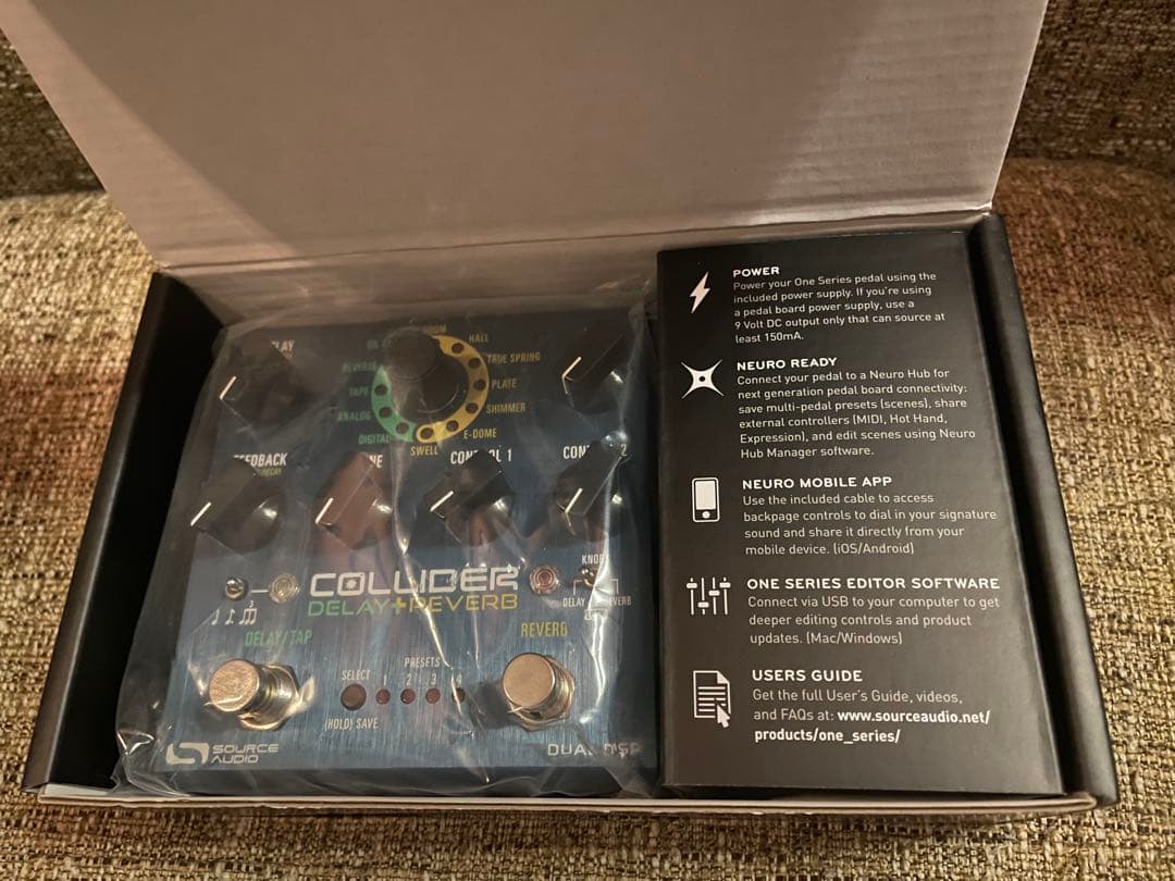 ギター SOURCE AUDIO SA263 COLLIDER Delay/Reverb Source Audio SA263 COLLIDER Delay Reverb ディレイ リバーブ ギター