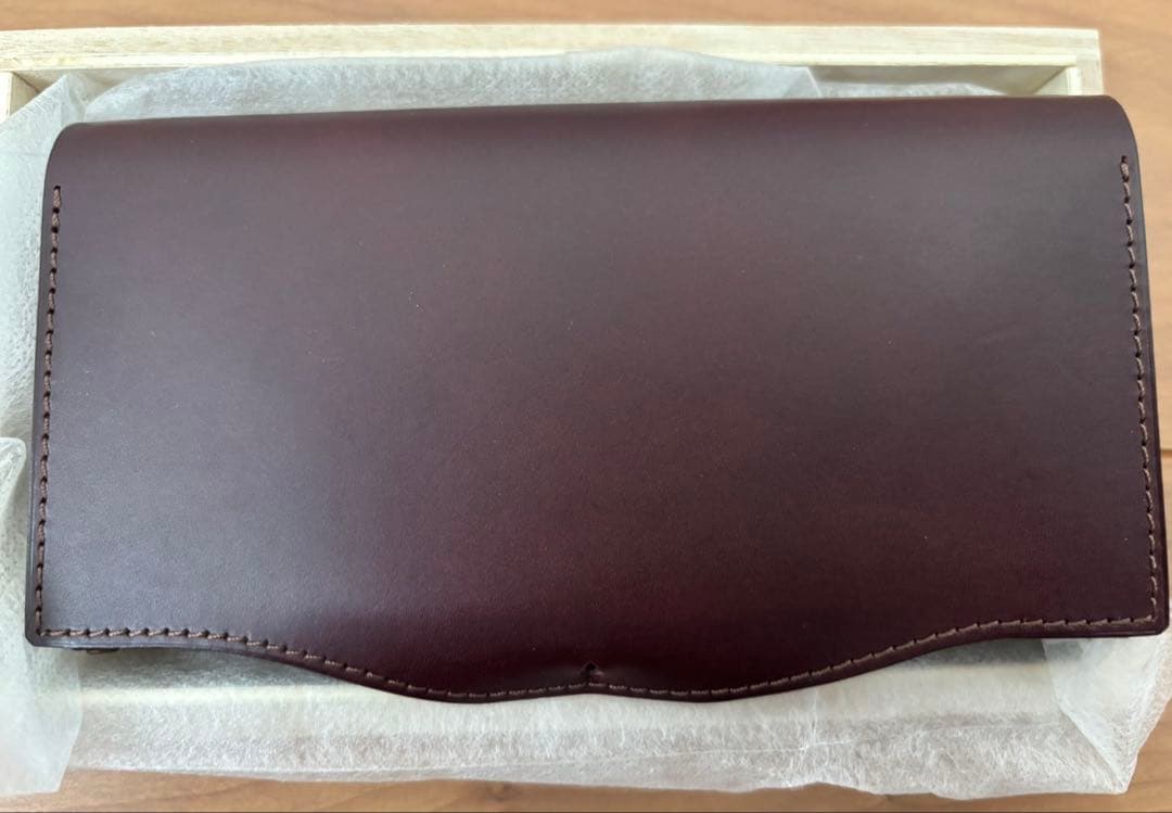 点と線ten-to-sen 長財布(usuha-long・ワイン・ギボシ) - メルカリ