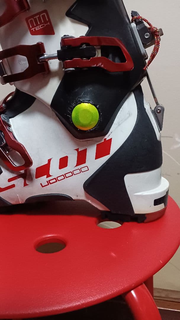 SCOTT SCOTT テレマークスキー ブーツ ホワイト/ブラック/レッド