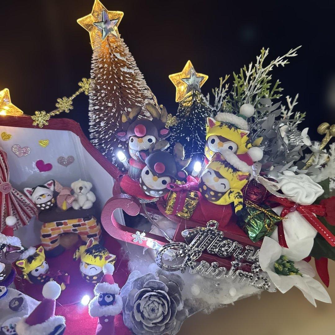 どんぐりアート♡2025年度Xmas BIGオブジェ♡