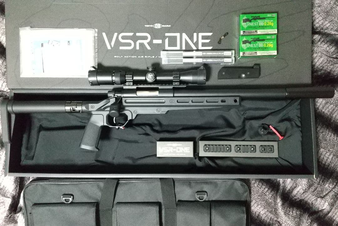 東京マルイ VSR-ONE スナイパーライフル スコープ付き Amazon | 東京マルイ VSR－ONE ステルスグレー エアー ボルト