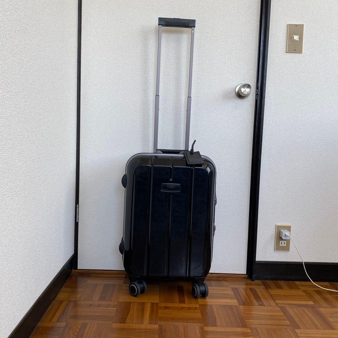廃盤レア物】HUGO BOSS スーツケース 大容量 黒
