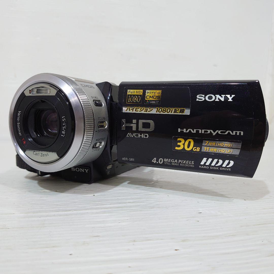 動作ok　ナイトショット　SONY　handycam HDR-SR1 ☆美品☆SONY ソニー HDR-SR1 Carl Zeiss Vario-Sonnar T＊ 5.1-51mm