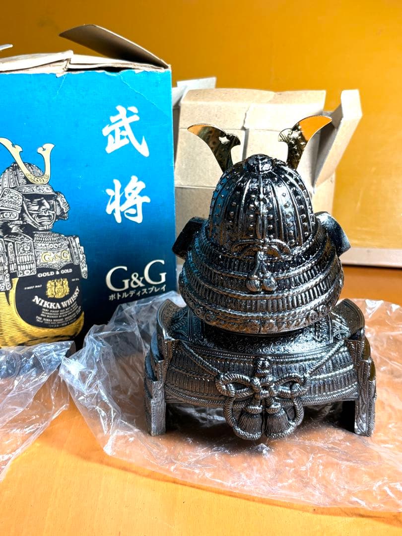 レアNIKKA ウィスキー　戦国武将 甲冑 ボトルカバー 鎧兜 ヴィンテージ