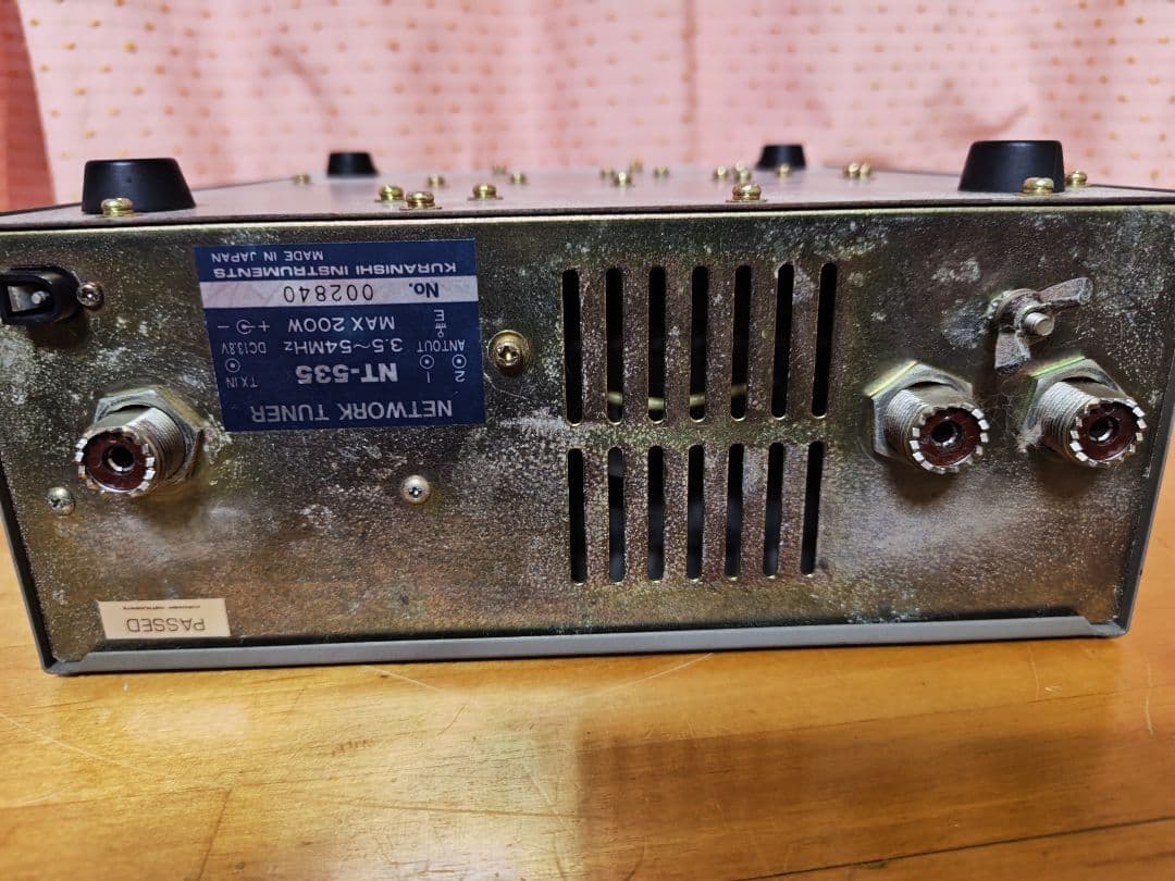 クラニシ NT-535 HF/50MHz 200W アンテナチューナーSWR計アンテナ