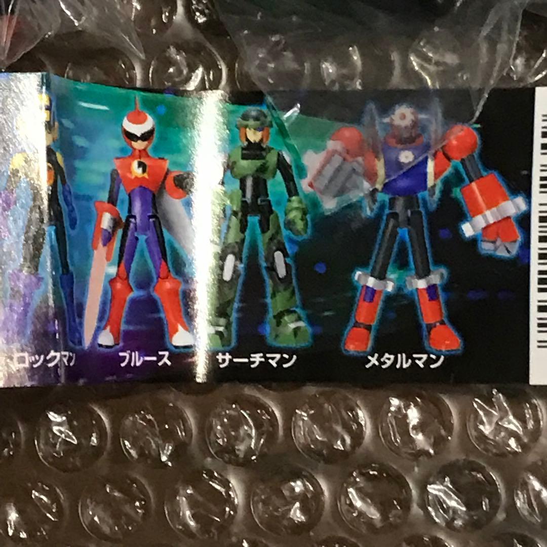 YUJINロックマンエグゼバトルアクションフィギュア内袋未開封全6種セット