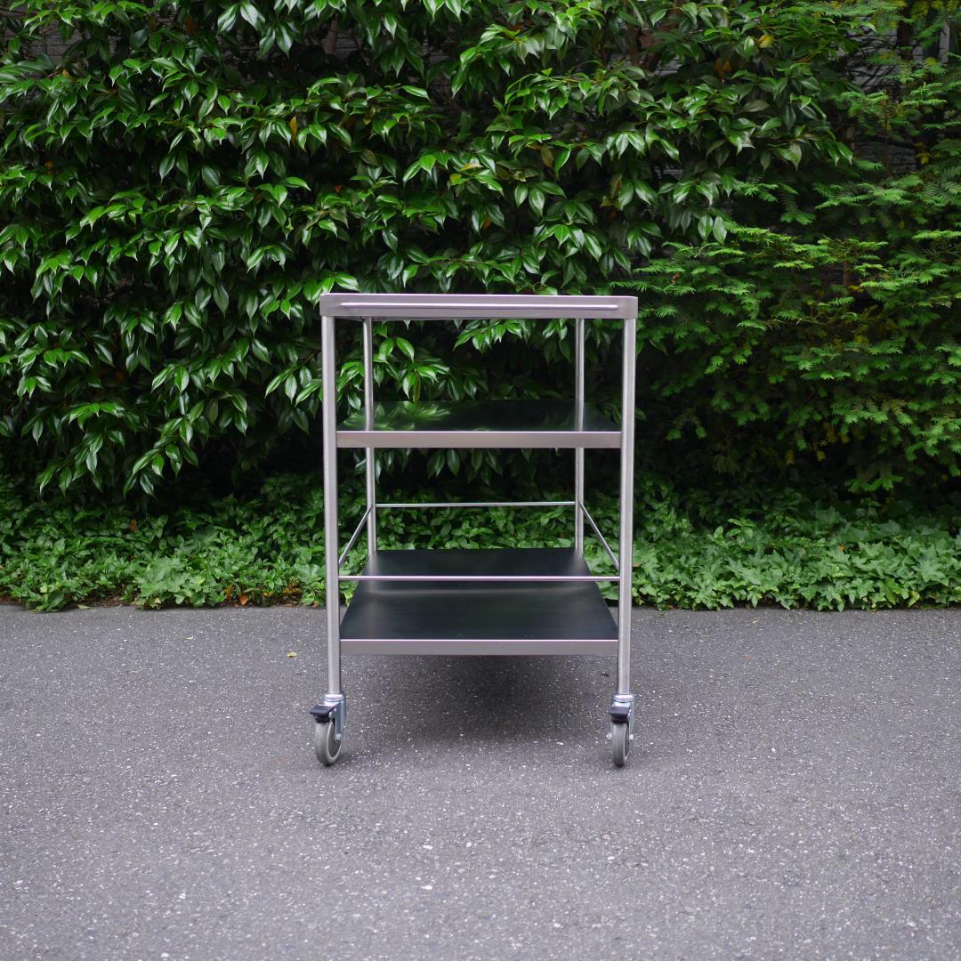 IKEA イケア FLYTTA フリッタ キャスター付 ステンレスキッチンワゴン