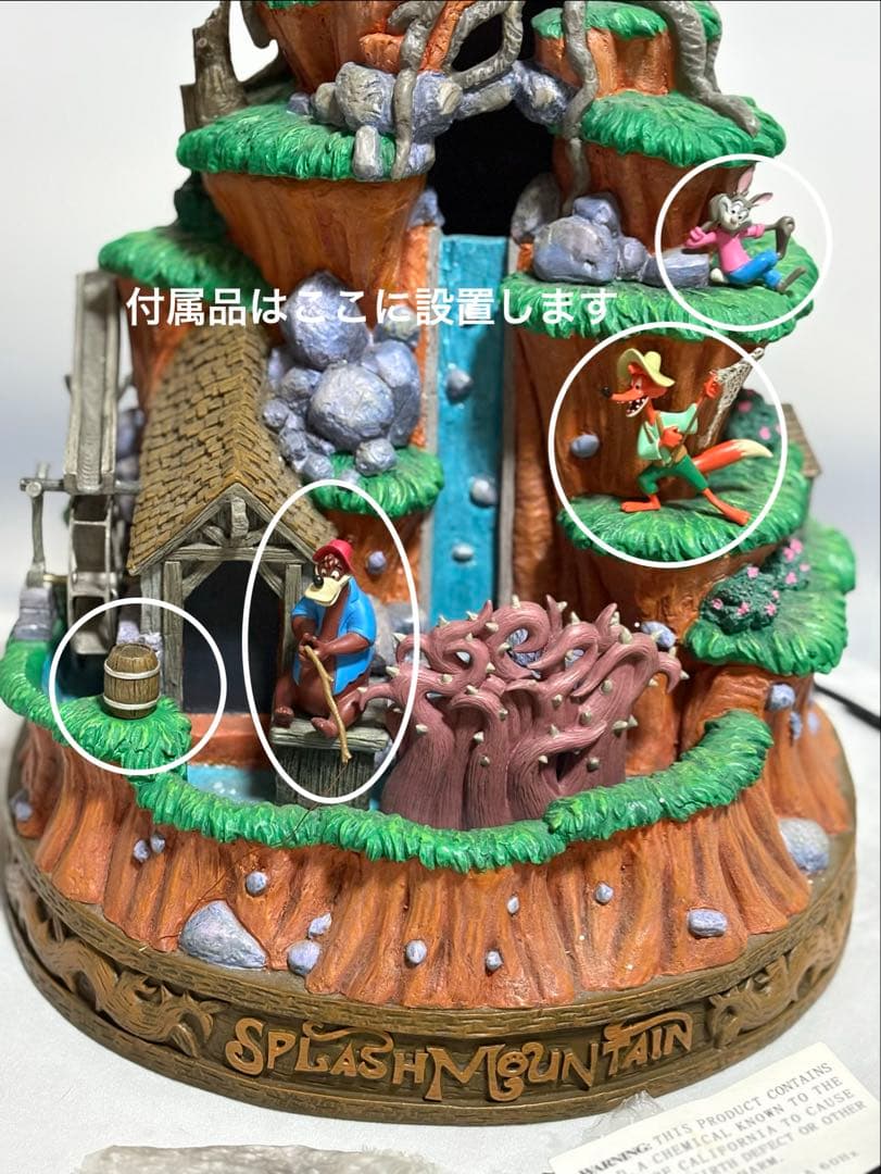 ね*ん様 スプラッシュマウンテンビッグフィギュア 入手困難 ウサギどんキツネどん