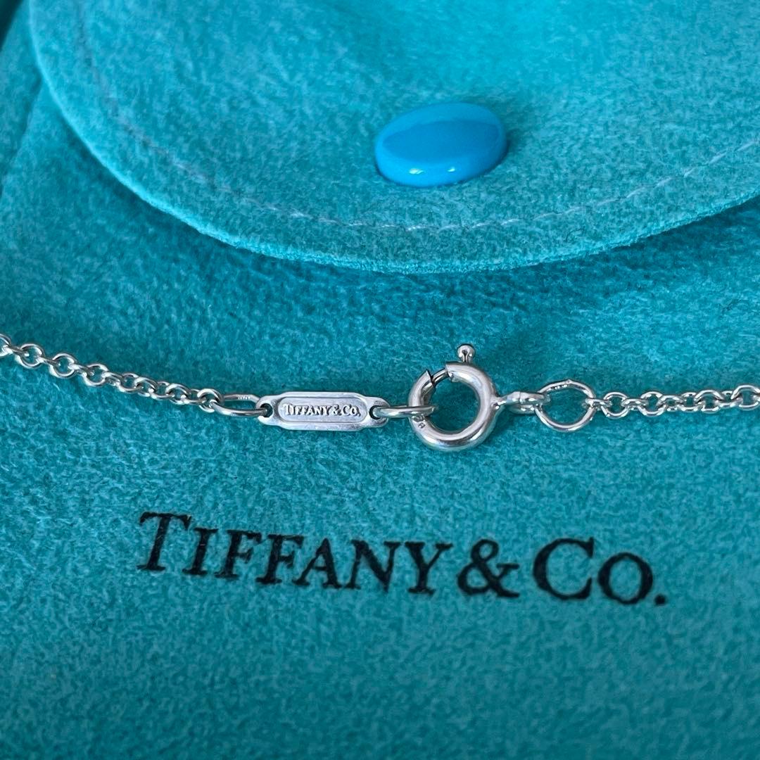 ティファニー シグネチャー クロス ネックレス SV925&YG750 コンビ