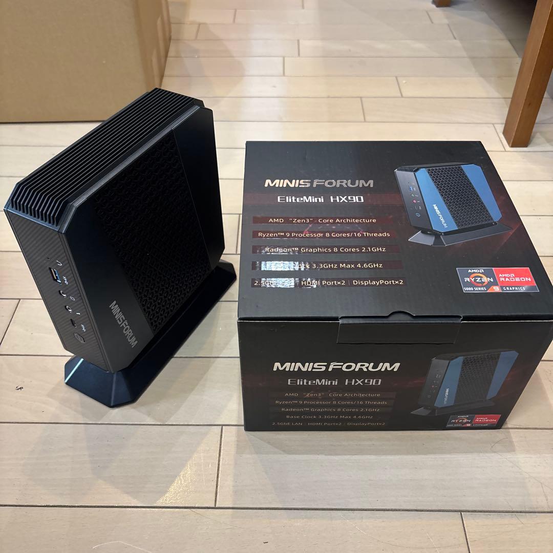 ミニPC MINISFORUM HX90 Ryzen9 5900HX win11 32GB MINISFORUM、「Ryzen 9 5900HX」搭載の超小型ハイエンドPCを本日11/20