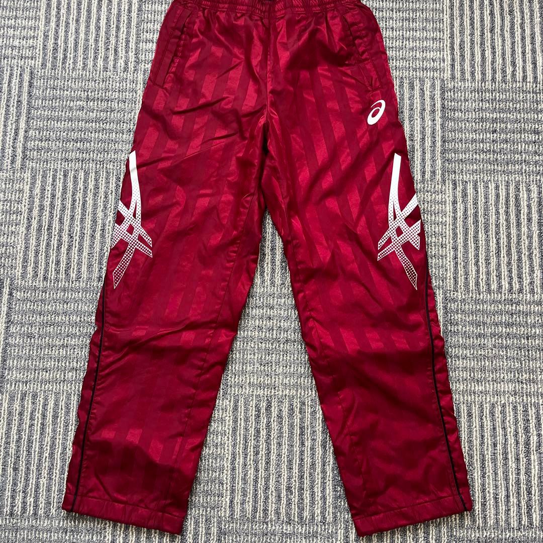 アシックス 早稲田大学 ウィンドブレーカー上下 M - メルカリ