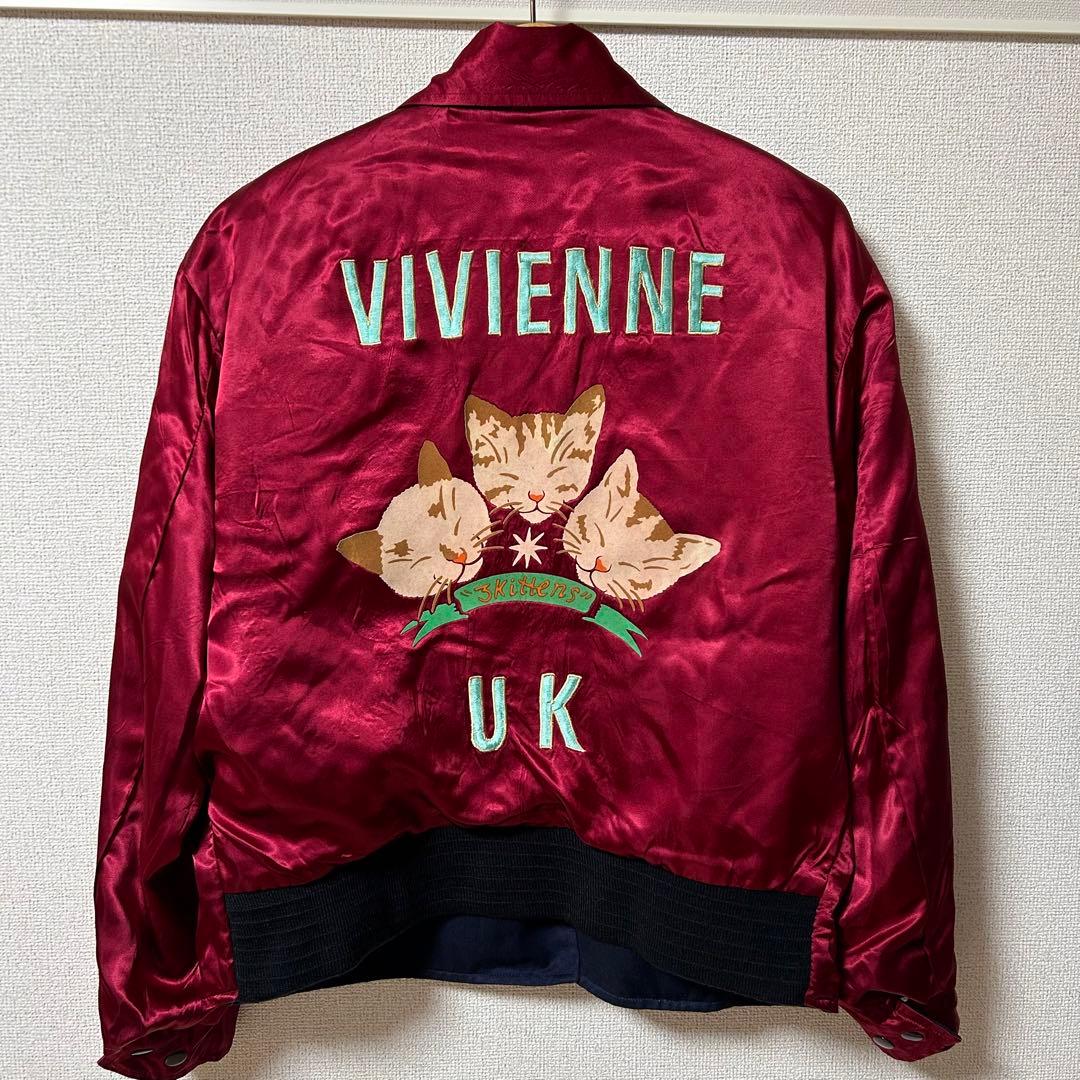 超希少 ピンクドラゴン× Vivienne Lynn 猫スカジャン - メルカリ