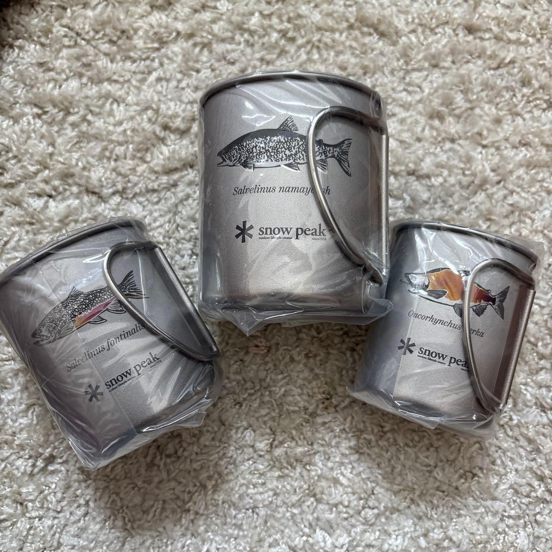  peak チタン製マグカップ 3個セット【ワイルドワン限定】 WILD-1と特定非営利活動法人Lakeside Storiesとコラボレーションした