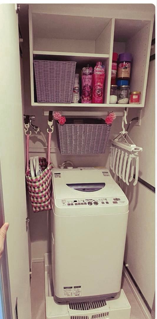 SHARP 5.5kg 乾燥機能付き洗濯機　洗濯ネットの替え4本付き