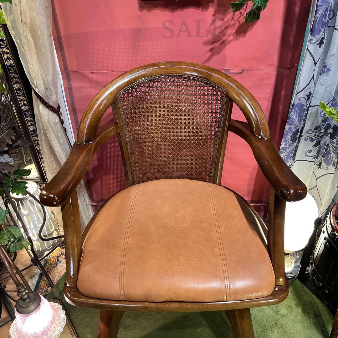 Lオールド マルニ クラッシック アンティーク 360度 回転チェア