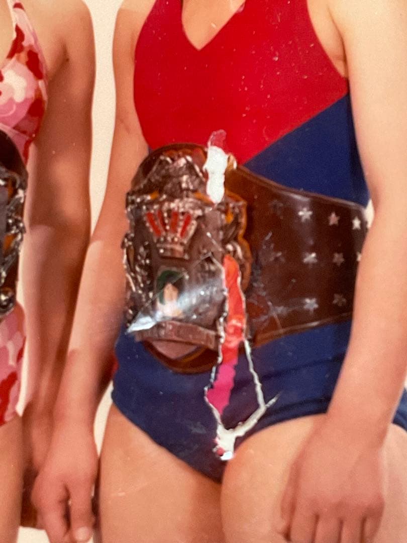 ビューティーペア／ジャッキー佐藤&マキ上田肉筆サイン色紙【昭和の